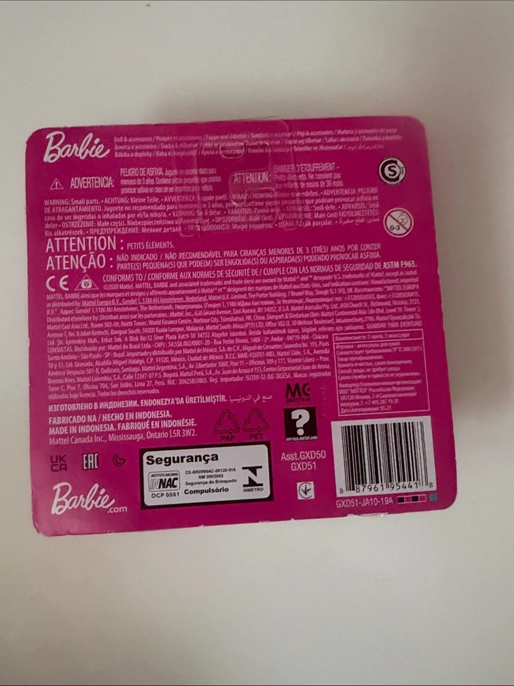 Barbie Pink & Lavender Nutcracker Doll Accessory Set